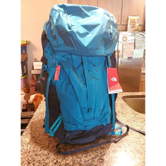 The North Face Griffin 75 Liter Backpack Blue L/XL